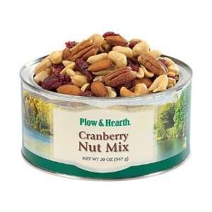 Plow and Hearth Cranberry Nut Mix   20 oz. can  Grocery 
