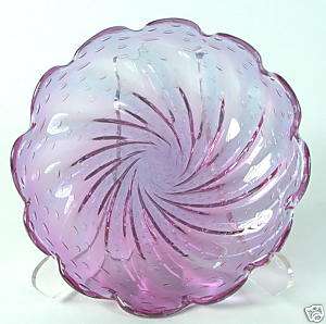 große Murano Glasschale   lila  