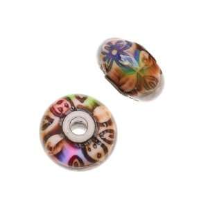  Mirage Color Changing Mood Beads   Rosy Posy Round Spacer 