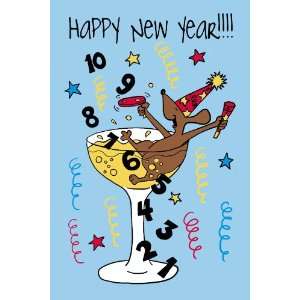  Crunch Card   Happy New Year Edible Card for Dogs 