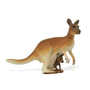  Wild Safari Wildlife Kangaroo With Baby Toys & Games