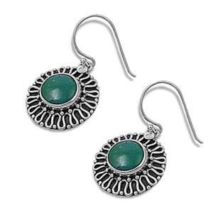   Free Sterling Silver Earrings Turquoise Fish Wire Earring Jewelry