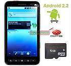 Quad band Android 2.2 wifi TV GPS AT&T free gift 4GB smart phone 