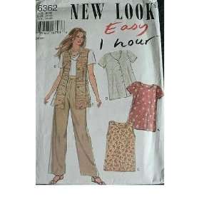   16 18 NEW LOOK EASY 1 HOUR SEWING PATTERN 6362 Arts, Crafts & Sewing