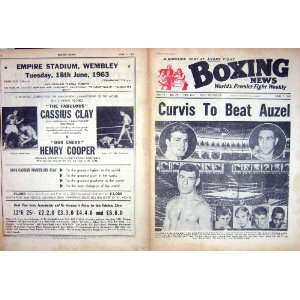 BOXING 1963 CURVIS COOKE SHAW FIELD CLAY HENRY COOPER 