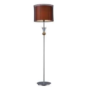  Haute Couture Collection 66.5 Dunbar Floor Lamp In Chrome 