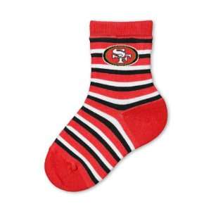 San Francisco 49ers Toddler Red NFL Stripe Socks  Sports 