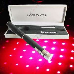  2 in 1 5mw 650nm Red Laser Pointer pen star (Black 