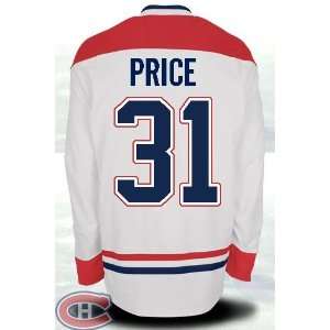  Canadiens Authentic NHL Jerseys Carey Price AWAY White Hockey Jersey 