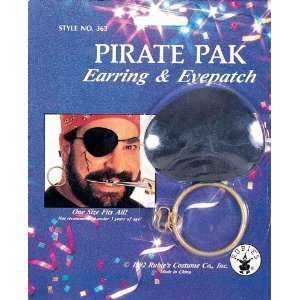  Pirate Pack Earring & Eyepatch Toys & Games