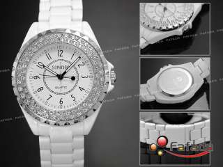 Sinobi Luxus Quarz Analog Damenuhren Uhren mit Strass  