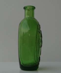 Wheaton Bottle Green Glass George Washington 3  