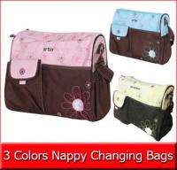 Baby Diaper Bag Nappy Tote Messenger Changing Bag 3 Color you pick 