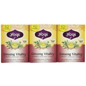  Yogi Tea Ginseng Vitality, Herbal Supplement, Tea Bags, 16 