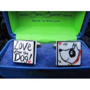  Sonia Spencer Love from the Dog Cufflinks 
