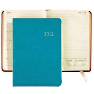 Graphic Image 2012 Notebook, Goatskin Leather, Turquoise 