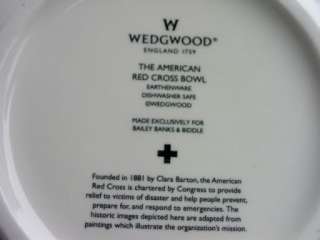 Wedgwood Bailey Banks Bid AMERICAN RED CROSS Bowl NEW  