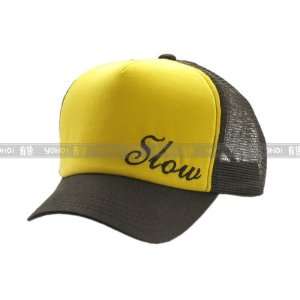  SLOW Young Fashion Sports Fan Knit Hat   YELLOW (3 Color 