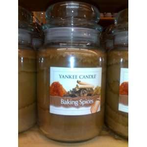 Yankee Candle Baking Spices Jar Candle 22oz (Large 