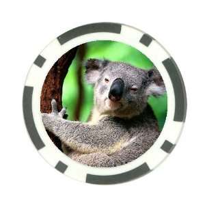  Koala bear Poker Chip Card Guard Great Gift Idea 