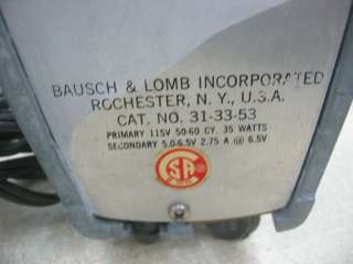 Bausch & Lomb 31 33 53 Transformer  