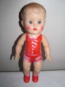 Vintage 1956 The Sun Rubber Co. Tod L Tee Elmer baby doll 10  