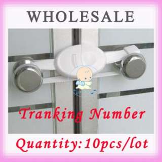 10P new Baby Safety Cabinet Lock child Door Lock Safety 1st white 