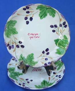 Blue Ridge Southern Potteries Fox Grape 2 Salad Plate C  