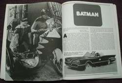 oop 1977 FANTASTIC TV GUIDE BOOK Hand AUTOGRAPHED SUPERMAN BATMAN 