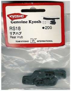 Kyosho RS18 REAR HUB CARRIERS 1pr ULTIMA BUGGY ST TRUCK  