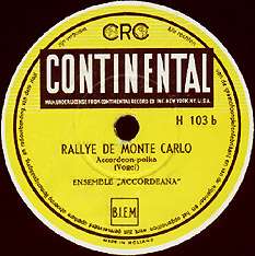 Continental Label   Record Made in Holland