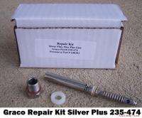 235 474 Graco Gun Repair Kit Silver Plus 235474  