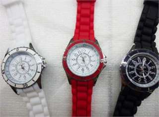 Fashion Cai Qi scale watch jelly quartz soft wristwatch men women lady 