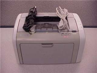 HP LASERJET 1020 LASER PRINTER WITH TONER AND CABLES  
