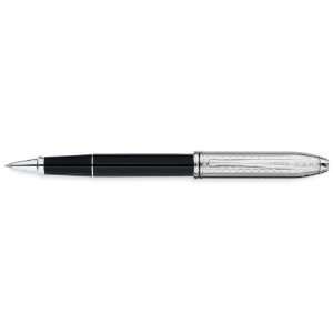 Cross Townsend Rollerball Pen, Black Lacquer/Rhodium  