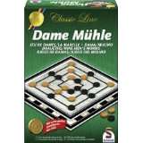 Schmidt Spiele 49083 Classic Line Dame / Mühle (gr.Spielfiguren)