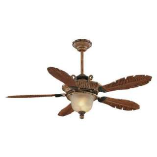 Hampton Bay Tropics 54 in. Weathered Cane Ceiling Fan 13087 at The 