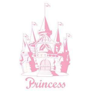 Sudden Shadows 26 In. X 37.5 In. Pink Castle Wall Applique 02244 at 