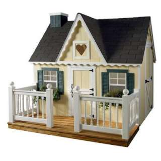 HomePlace Structures 8 ft. x 9 ft. Deluxe Victorian Playhouse with 