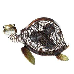Deco Breeze 7 In. Figurine Fan  Sea Turtle DBF0378  