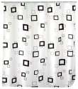 WENKO 19177100 Duschvorhang Quadro   hochwertiges Textilgewebe, 240 x 