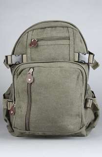Rothco The Vintage Canvas Compact Backpack in Sage Green  Karmaloop 