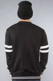 Crooks and Castles The Medusa Crest Crewneck Sweatshirt in Black 