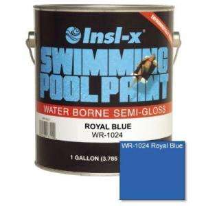 Insl X WR 1000 1 Gallon Semigloss Acrylic Royal Blue Waterborne 