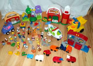   Little People Lot Farm Airplane Playground People Animals More  