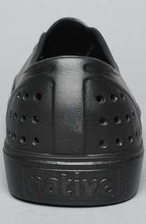 Native The Miller Sneaker in Jiffy Black Solid  Karmaloop 