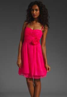 NANETTE LEPORE Tap Tap Dress in Tahiti Pink  