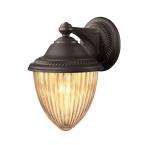    Wall Mount Outdoor Oil Rubbed Bronze 8 in. Lantern (2 