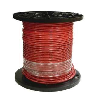   500 Ft. 8 Stranded THHN Red Cable 20490912 