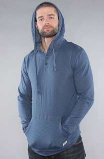 Vans The Occulta Henley Hoody in Ensign Blue  Karmaloop   Global 